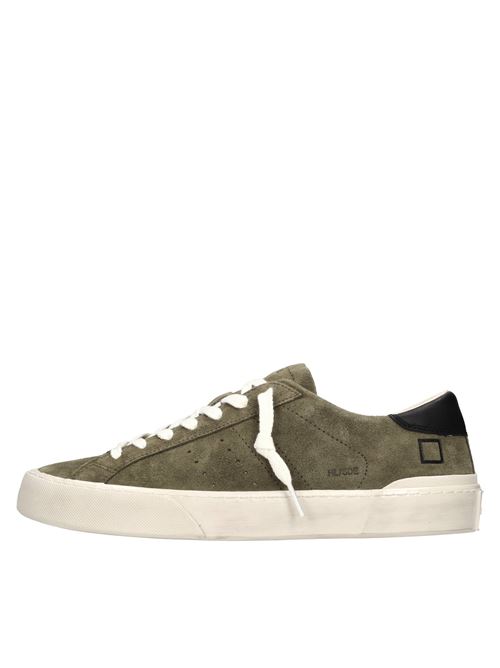 Sneakers in camoscio D.A.T.E. | HILL LOW SUEDEARMY-NERO
